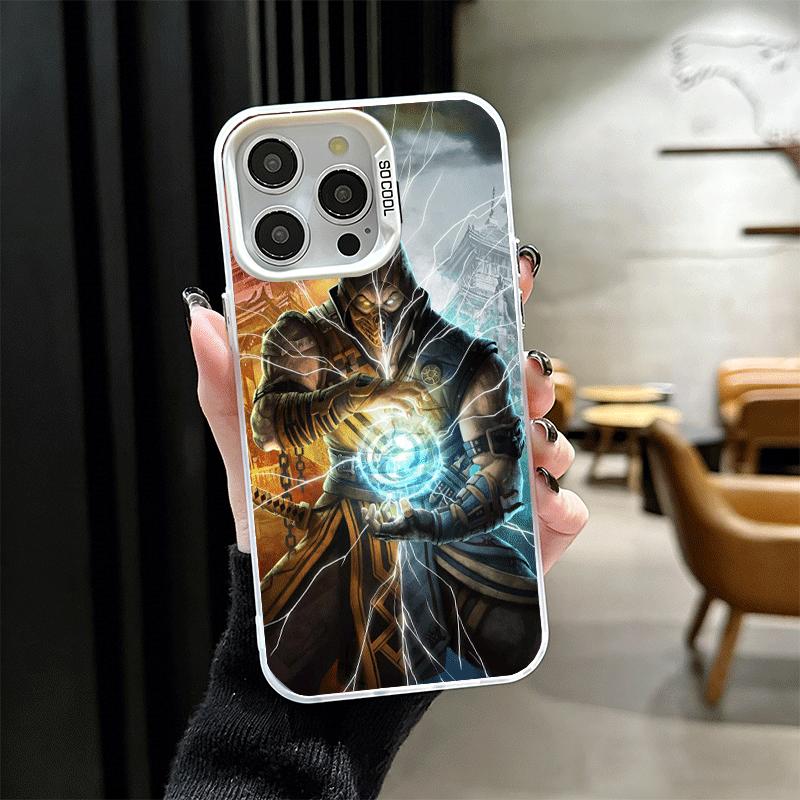 Mortal Kombat Game Soft Phone Case for iPhone 15 16 17 Pro Max 17Air 16E 14 Plus 13 12 Mini Shockproof Cover Back Shell