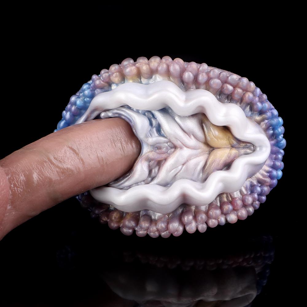 Realistic Abalone Pocket Pussy for Men, Silicone Masturbator with Vaginal Texture, Stroker for Sexual Pleasure & Penis Exercise