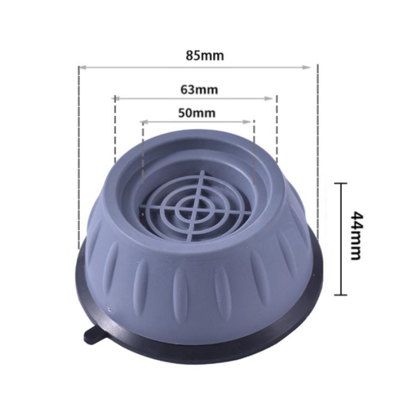 4Pcs Universal Anti-Vibration Feet Pads Washing Machine Support Shockproof Pad Dryer Refrigerator Base Fixed Non-Slip Pad