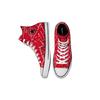 Converse Chuck Taylor All Star Comfortable Versatile High-Top Canvas Shoes Unisex Sneakers Splash-Red 170806C