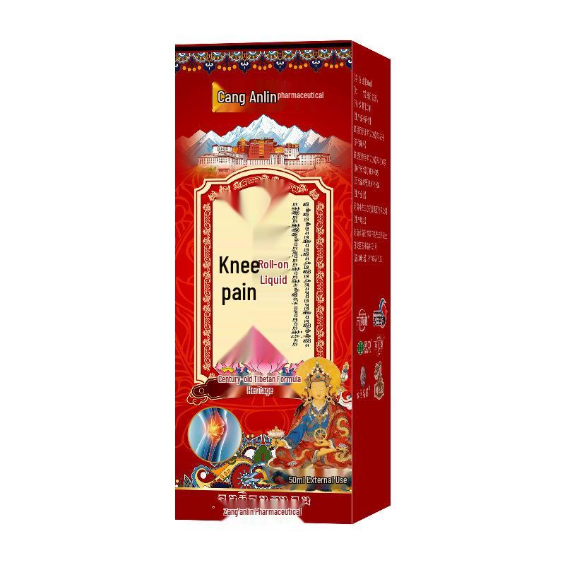 Knee Pain Relief Liquid Roller Ball for Joint Injury, Old Cold Legs, Effusion, Synovial Fluid, and Meniscus Support.