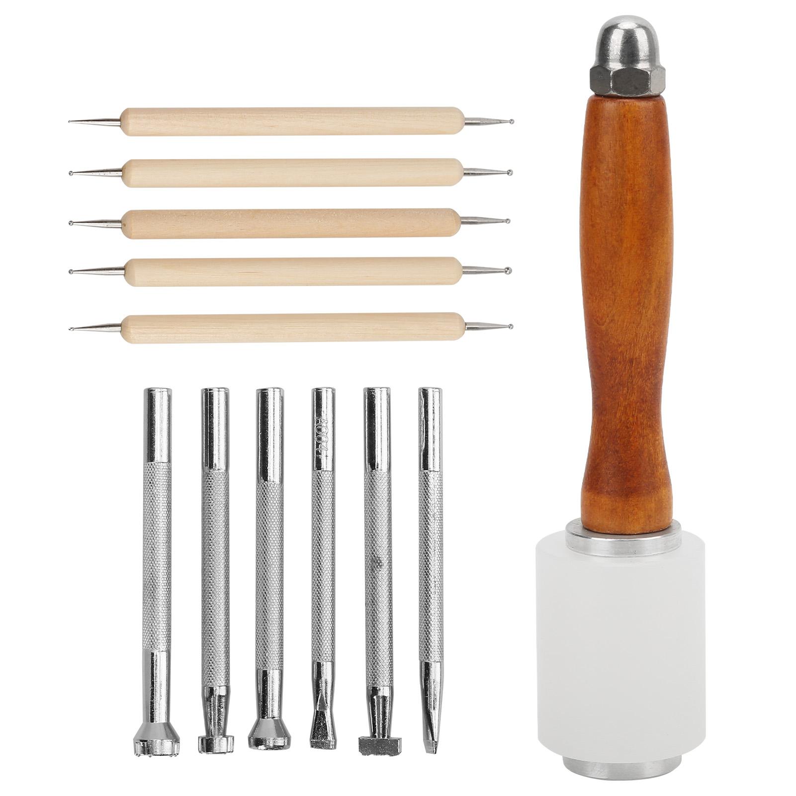 

Інструменти для штампування шкіряної скульптури Гострі Зручні Міцні Міцні Інструменти для роботи зі шкірою своїми руками