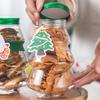 Christmas Tree Sweet Jar Christmas Tree Snowman Shape DIY Gift Candy Cookie Snack Chocolate Packing New Year Decoration Boxes