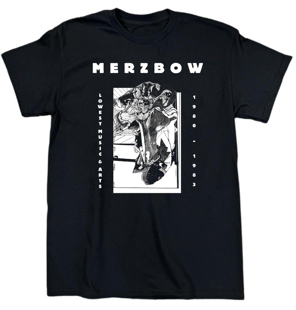 

NEW Merzbow Band Album Heavy Cotton Black S-5XL T Shirt EN798 Unisex T-Shirt XL