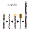 5Pcs Strong Magnetic Screwdriver Bit Set Electronic Screwdriver Bits For Plasterboard Drywall Screw Driver