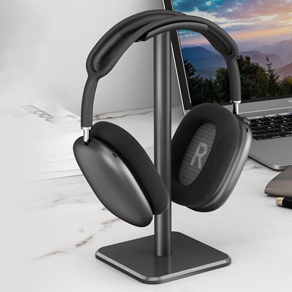Aluminium Alloy Headphone Stand Holder Rack Space Saving Headset Stand Rack Desktop Organizer Display Earphone Hanger Bracket