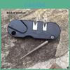 Multi Tool Knife Sharpener With Tungsten Steel Rod For Outdoor Camping And Hiking