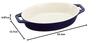 STAUB "Grand Bleu Oval Dish, 17cm" Ceramic Gratin Dish, Oven and Microwave Safe [Official Japanese Product] Dish 40508-598