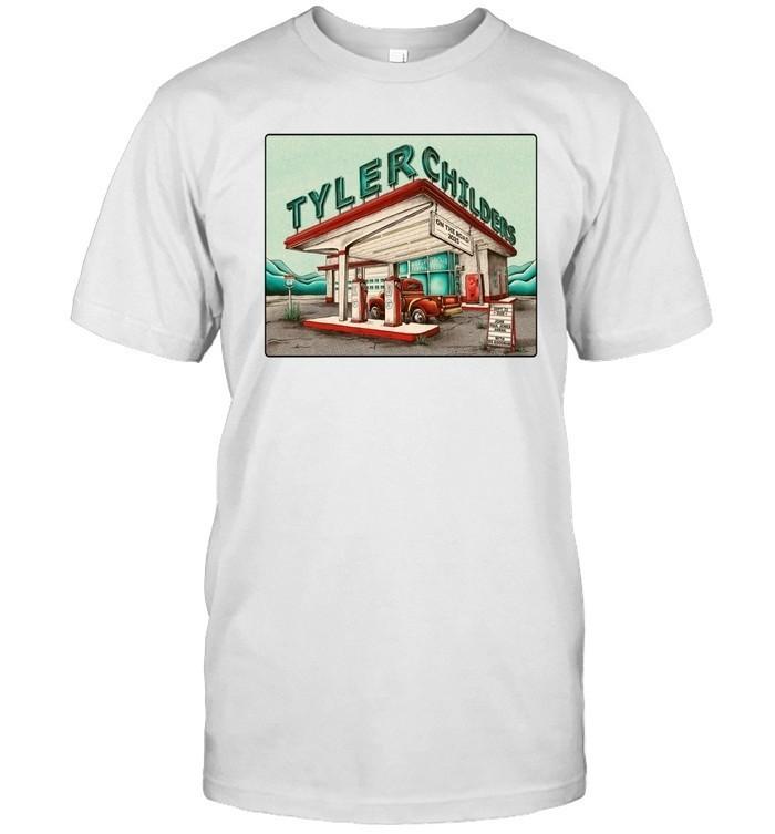Tyler Childers Shirt Gas Station Graphic Band Concert Tour Tee