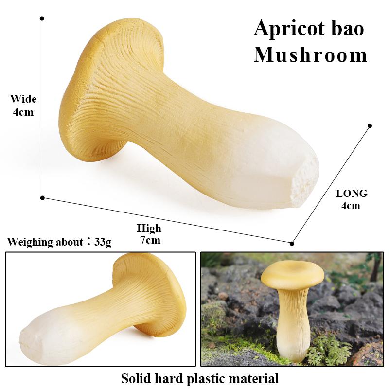 Oenux Pretend Play Toy Cute Fruits Vegetables Mushroom Model Cake Toppers Foods Jouet Family Fun Early Education For Kids Gift