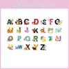 Vibrant Kids Home Wall Decoration Cartoon Wildlife 26 Letters Sticker