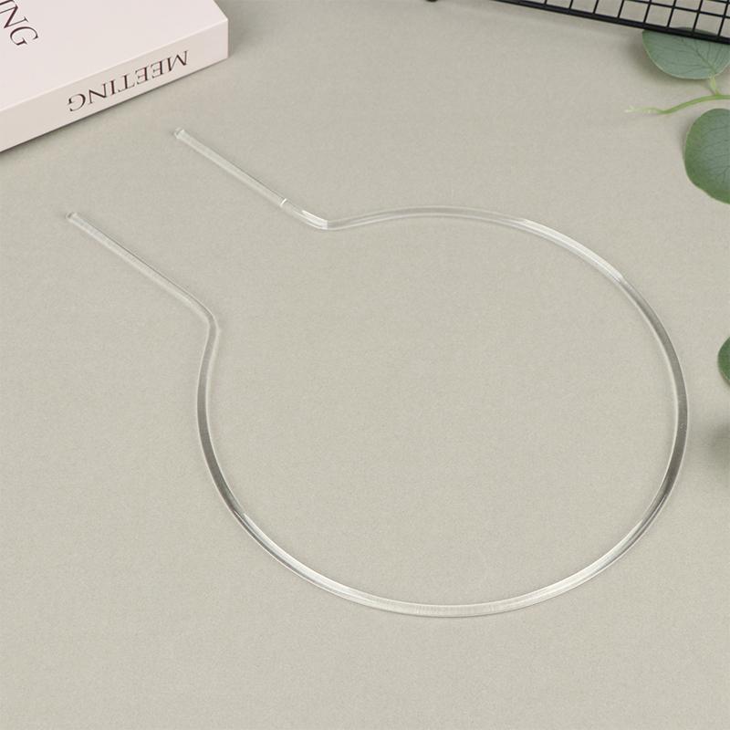 1/2Pcs Transparent U-Shaped Acrylic Vertical Garden Plant Stake Climbing Frame Durable For Indoor Vine And Flower Pot Support