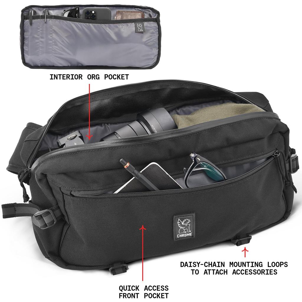 KADET (current model) BLACK 9L Water-Repellent