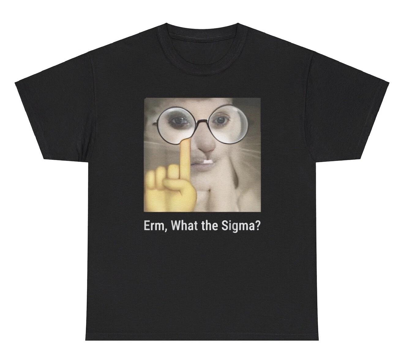 

Что За Футболка Sigma Смешная Цитата на Сленге Поколения Z Альфа Dank Мем Weirdcore Футболка 4XL
