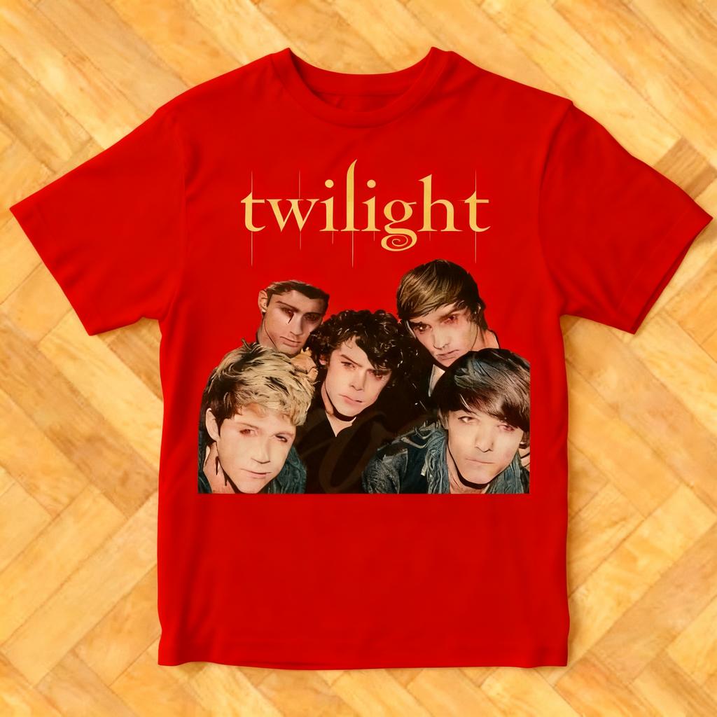 The 2025 Summer Bestseller Twilight One Direction Band T-shirt Is A Fashionable and Trendy Printed 100% Pure Cotton T-shirt