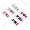 Car Styling 3D TSI ABS Adhesive Emblem Rear Trunk Badge Fender Sticker Car Body Decal for Volkswagen Golf Passat Tiguan Touareg