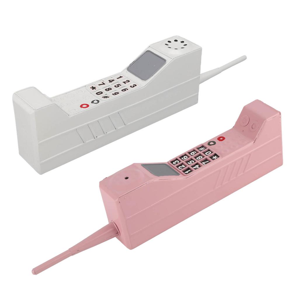 Retro Cellphone Model Old Fashioned Cellular Phone Model Ornament Vintage Simulation Photographic Pr