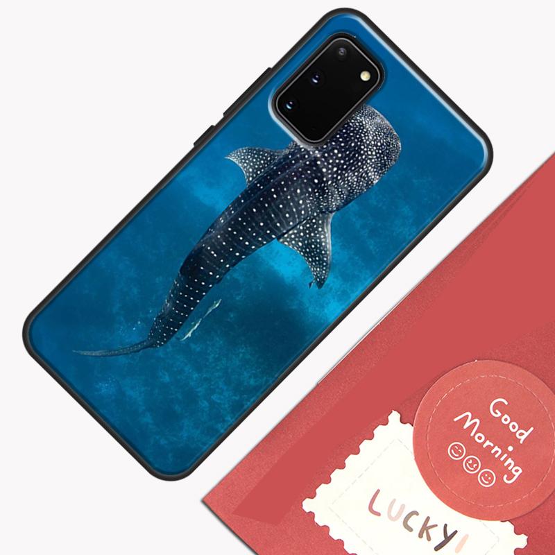 Ocean Whale Shark Waves Phone Case For Samsung Galaxy S25 S26 Ultra S20 S21 S22 S23 S24 Plus S9 S10 S25 FE Cover Shell