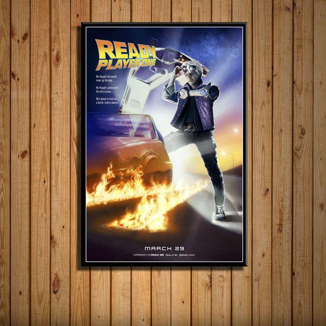 Ready Player One Hot Movie Canvas Painting Posters And Prints Wall Pictures For Living Room Film Decorative Home Decor Quadro