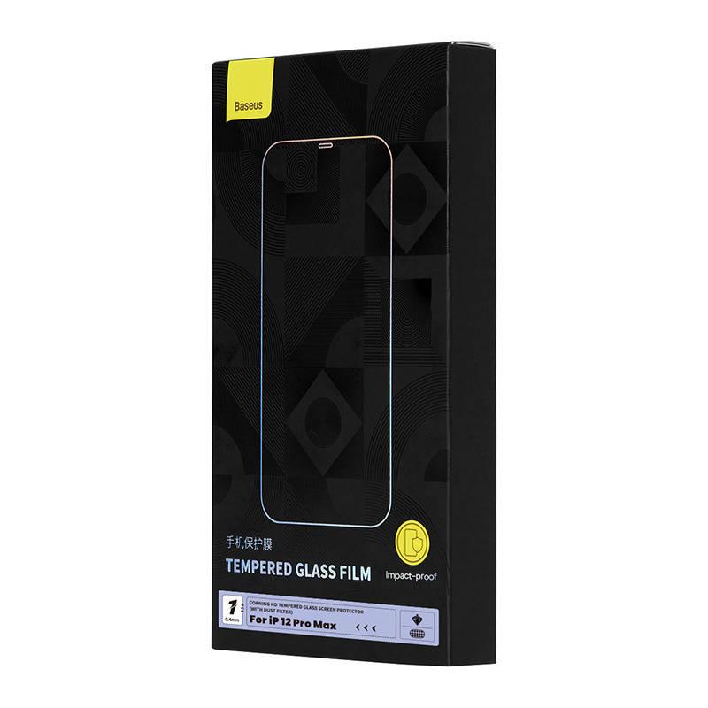 Szkło Hartowane Baseus 0.4Mm Corning Hd Iphone 12 Pro Max + Zestaw Czyszczący