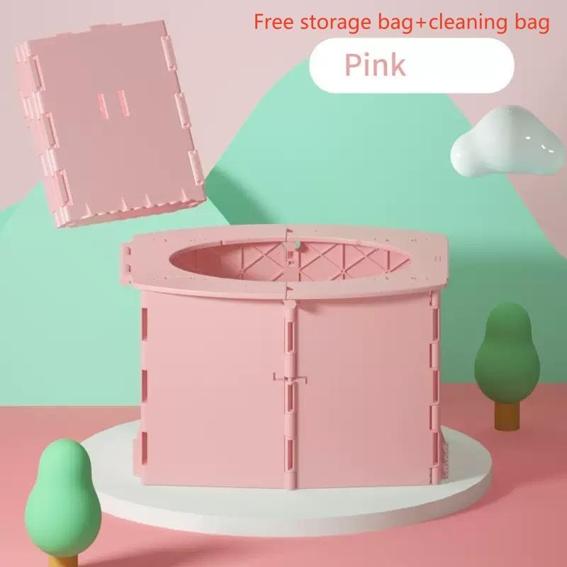 Portable Baby Boy WC Toilet Seat Baby Girl Pot Toilet Bowl Foldable Potty Training Pot Outdoor Travel Pots Child Seat Baby Potty