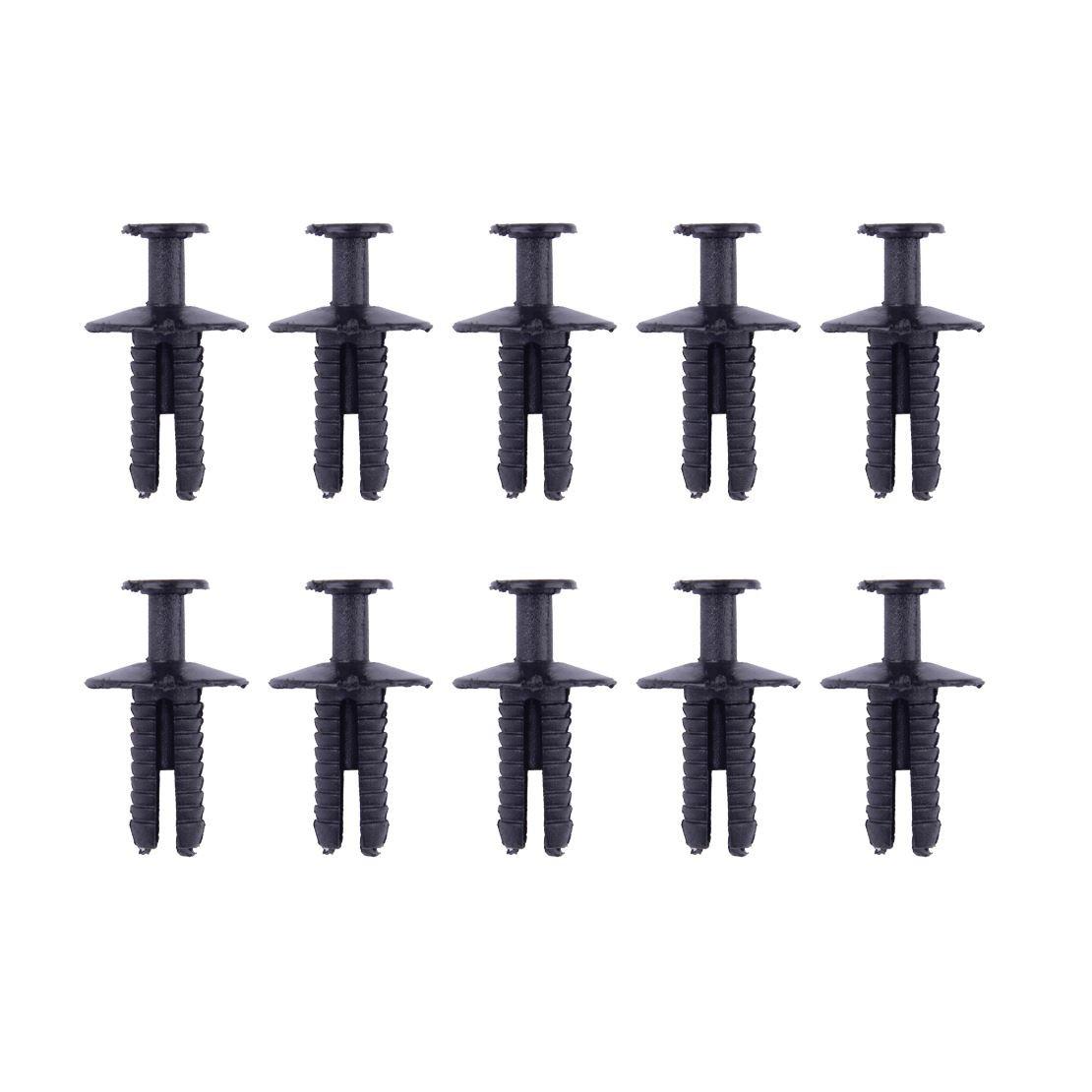 35Pcs Push-In Pare-Choc Support Clips Fixations Expansion Rivets