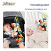 Jollybaby Infant & Toddler Stroller Mobile: Vibrating Head-up Practice Toy with Music.