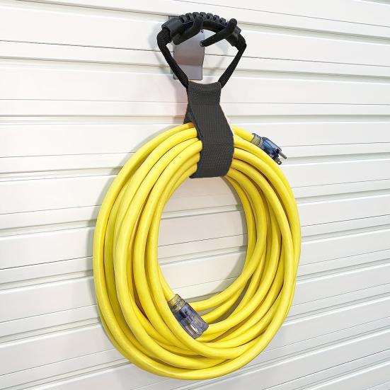 Easy-Carry Storage Strap Heavy-Duty Hook And Loop Cable Organizer Cord Carrying Strap with Handle Storage Strap for Pool Hoses Garden Hoses Extension