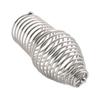 Stainless Steel Men's Transparent Crystal Sleeve Spikes Fun Sex Aid Penis Collar Men and Women Passion Sex Tool