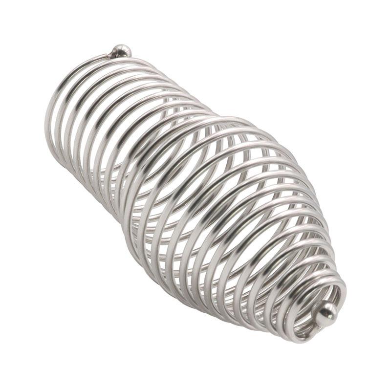 Stainless Steel Men's Transparent Crystal Sleeve Spikes Fun Sex Aid Penis Collar Men and Women Passion Sex Tool