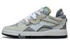 Wave Pro Comfortable Non Slip Lightweight Low Top Skateboard Shoes Women's White Gray AECT034-1