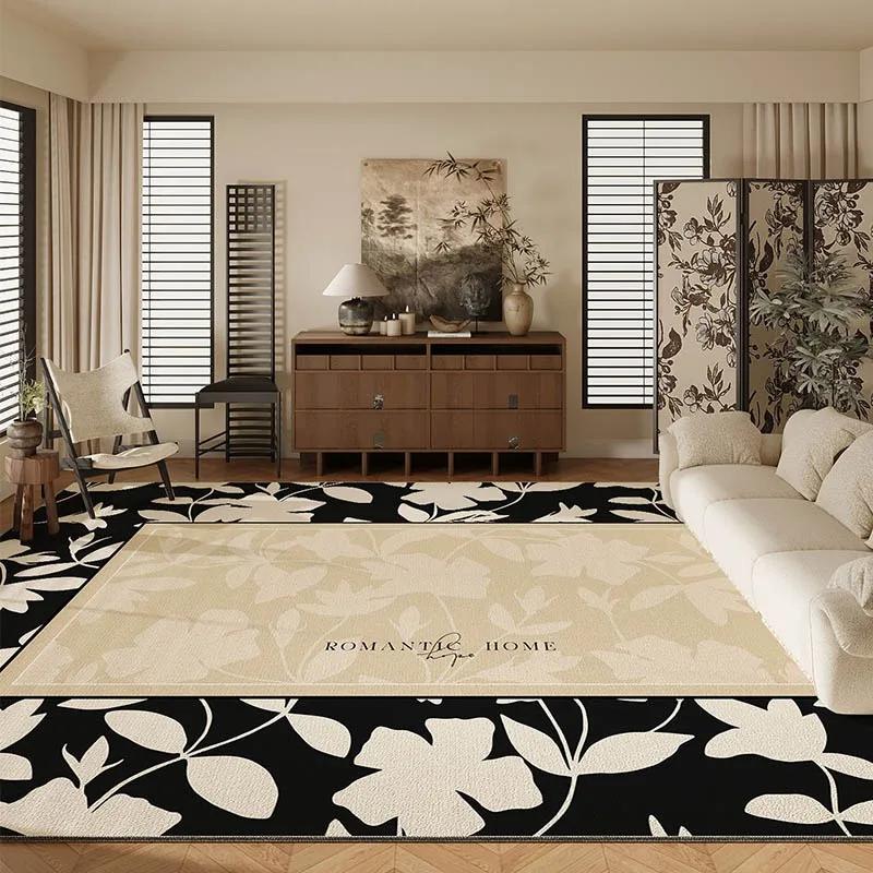 Kreativer Wohnzimmerteppich Abstrakte Kunst Große Fläche Couchtisch Weiche Teppiche Schlafzimmer Neben Garderobe Freizeitbereich Fußmatte Tapis