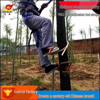 Ορειβασία Δέντρων Οδοντωτά Αντιολισθητικά Σιδερένια Παπούτσια - Πόρπες Ποδιών για Ξύλινο Πάσσαλο Υψομέτρου, Ειδικά Εργαλεία Αναρρίχησης