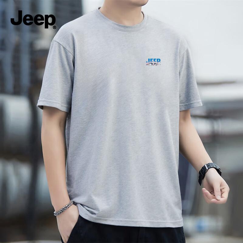 JEEP Men s Cotton Round Neck T-Shirt 3XL