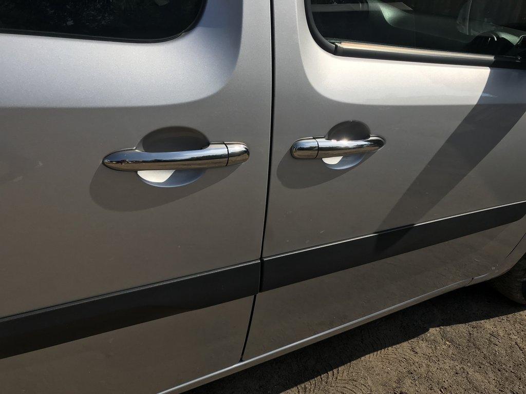Handle Pads (stainless Steel) 4 Pcs, Carmos - Turkish Steel for Renault Kangoo 2008-2020
