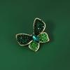High-end Emerald Brooch, Exquisite and Elegant Green Butterfly, Cute Brooch, Fashionable and Versatile Brooch