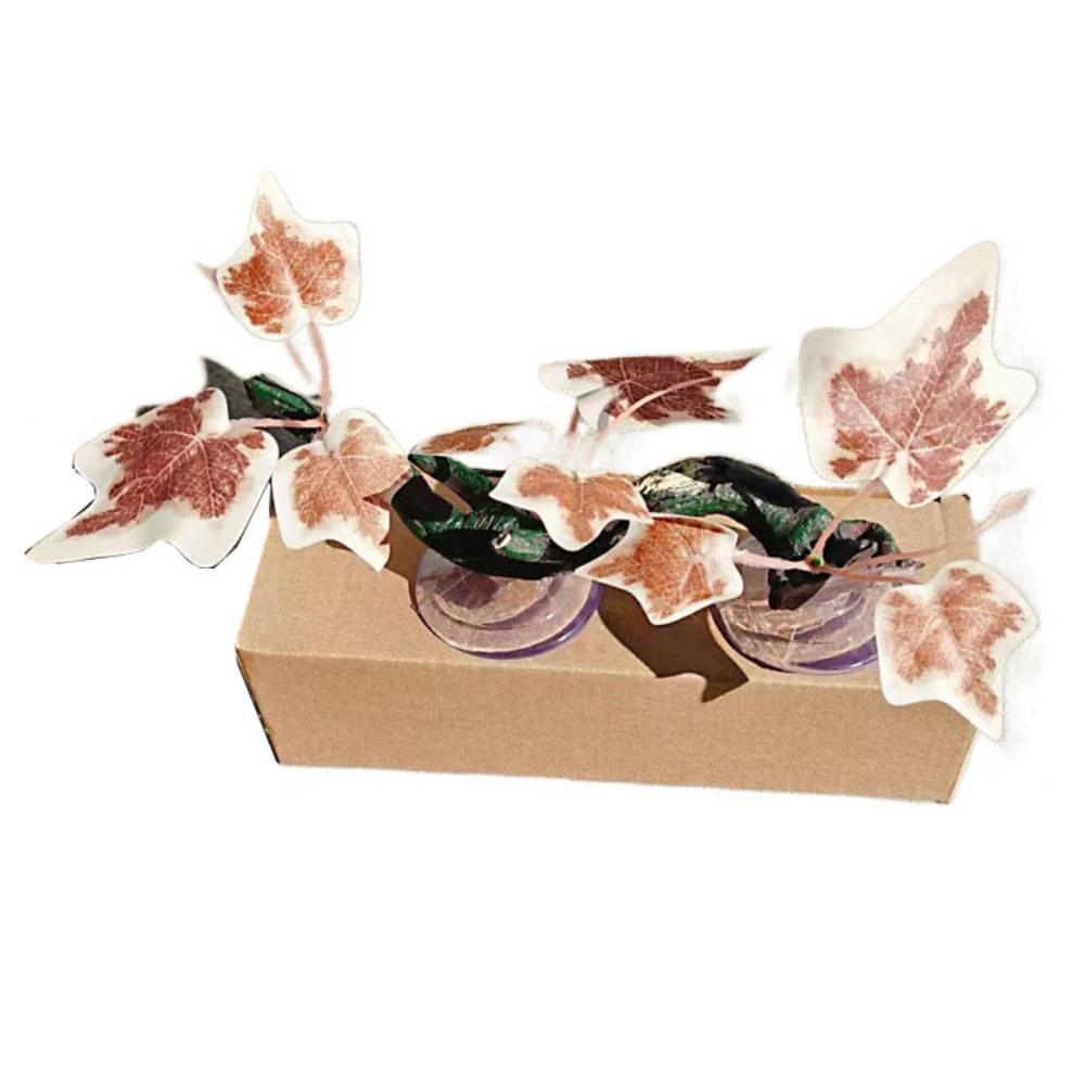 

Suction Cup Gecko Plant Ornament Resin Terrarium Plant Decoration Habitat Reptiles Plants Tank Style 2