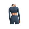 Puma X Pamela Reif Kooperation FW24 Komfortabel Modisch Vielseitig Langärmliges Cropped Top Damen Tops Schwarz 526818-24