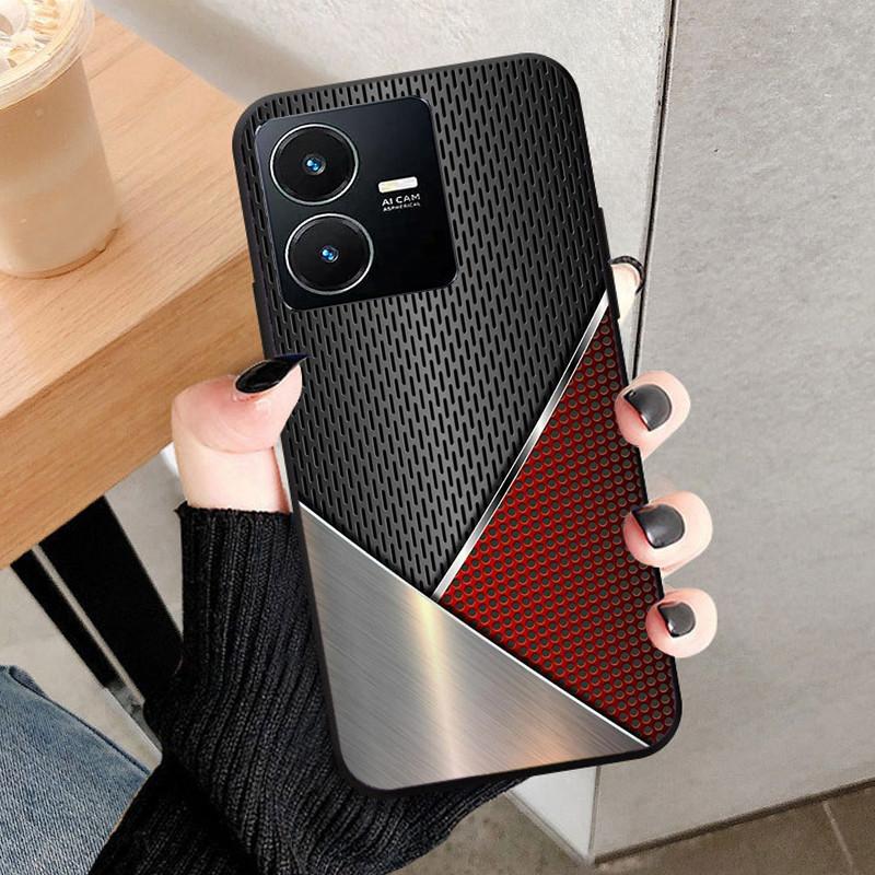 For Vivo Y22 4G Case Wolf Cat Soft Silicone Shockproof Phone Cover For Vivo V2207 V2206 Y22s Y 22 Y 22S Cases 2022 Black Bumper