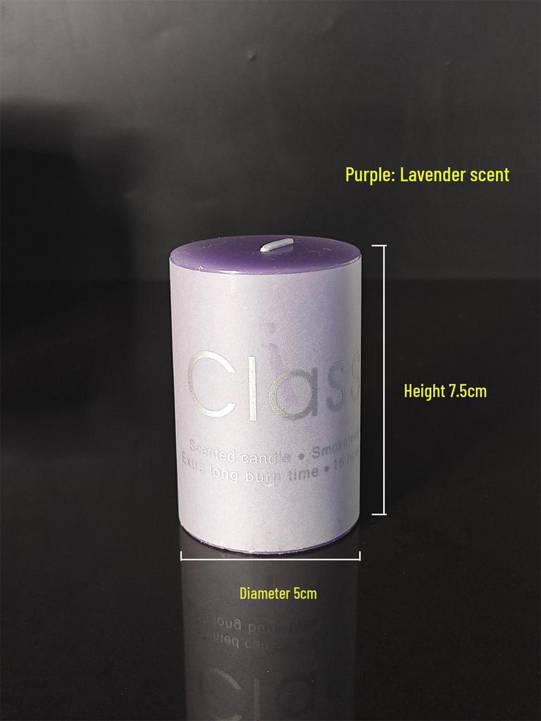 Set of 3 Aromatherapy Candles with Holders – Smokeless, Fragrant, and Ideal for Emergencies or Romantic Occasions.