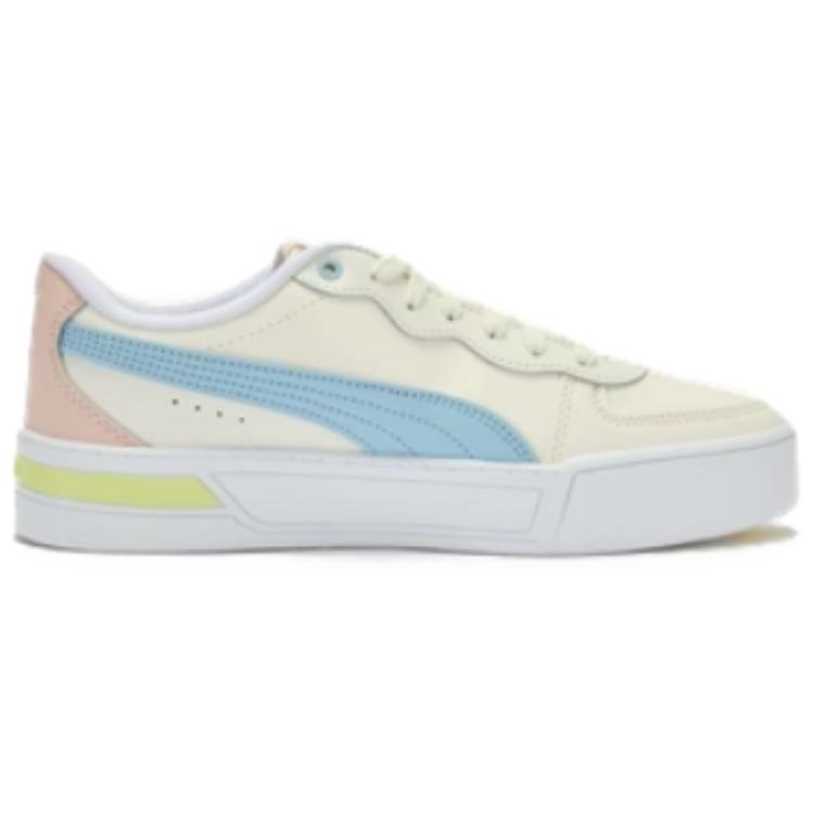 Puma Skye Comfortable Versatile Durable Low-Top Sneakers Women Sneakers Beige 374764-29