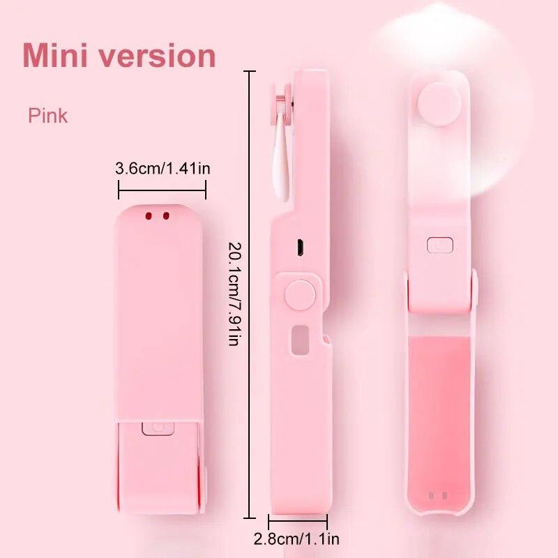 

1 шт. Мини Портативный Складной Вентилятор Оригинальная Зарядка Бытовых Электроприборов Настольный Электрический Держатель Маленький Воздухоохладитель