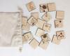 Wooden puzzles for children with engraving space