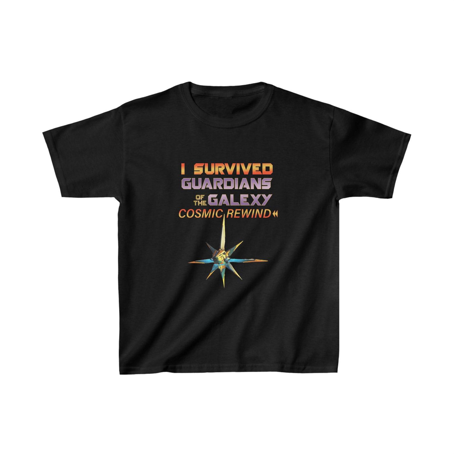 Kids I Survived Guardians of the Galaxy: Cosmic Rewind Disney World Movie Trip Vacation Holiday Family Trip Unisex T-Shirt shirt Gift 110
