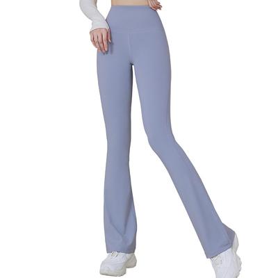 Yogahosen mit weitem Bein, Damen-Leggings, Fitnessstudio, Sportstrumpfhose, hohe Elastizität, Fitness, ausgestellte Sportbekleidung
