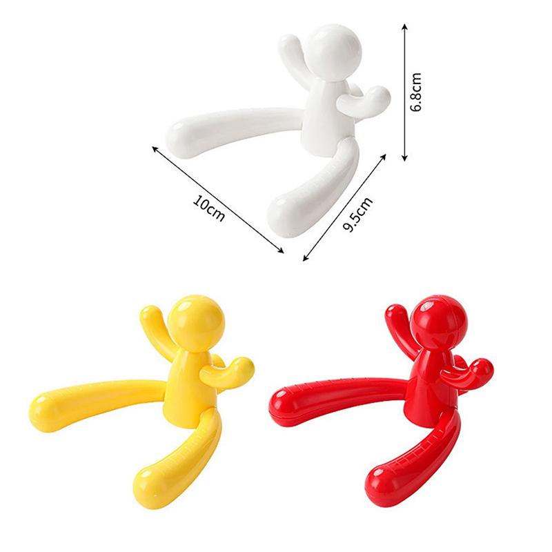 Creative Wall Shelf Organizer Portable Space Saving Key Storage Rack Cartoon Hair Accessories Hooks Bedroom