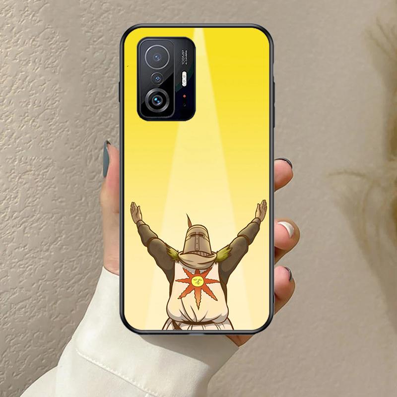 Praise the Sun Dark Souls Funda For POCO F5 F3 M5s C40 F4 GT X3 X4 X5 Pro Case For Xiaomi 12 13 Lite 11T 12T Pro 12X