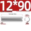 304 Stainless Steel Slotted Spring Pin, Cylindrical Shaft Pin, Locating and Hollow Pin (M5-M12)