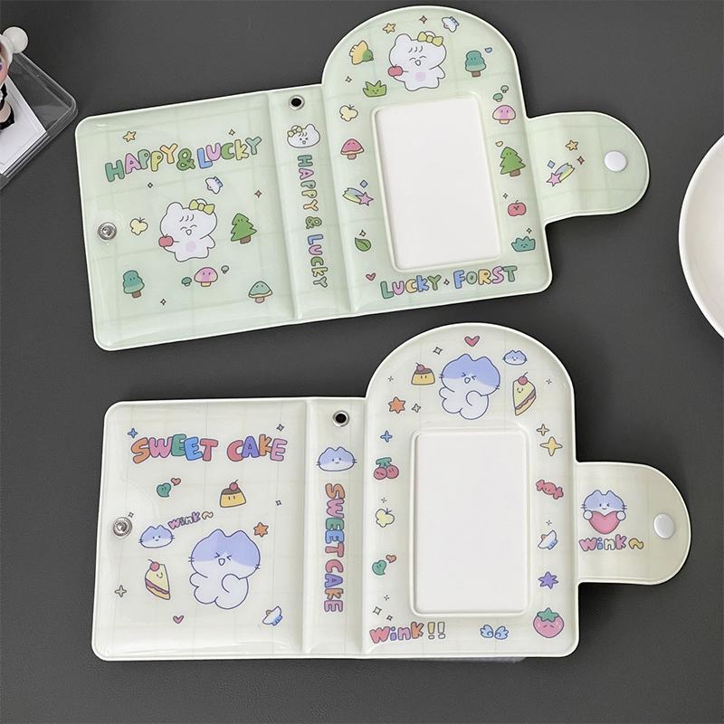 

Кавайный держатель для открыток, полый Po, 3-дюймовый альбом для карточек Kpop Idol Po