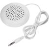 Zerone Pillow Speaker, 3.5mm Mini Under Pillow Speaker for MP3 Phone Portable CD - White